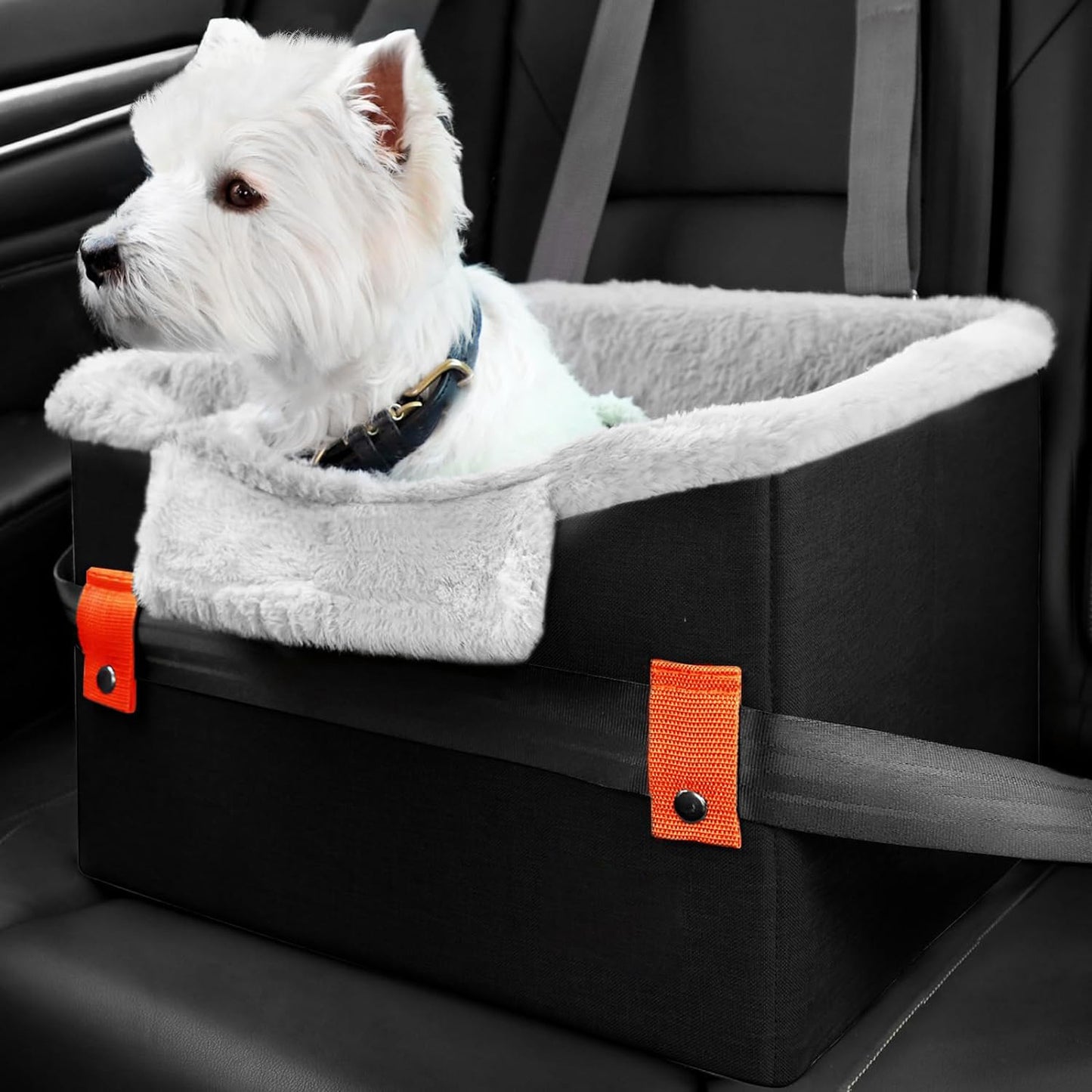 CozyPet Rides™ Portable Dog Booster Seat (With Safety Clip)