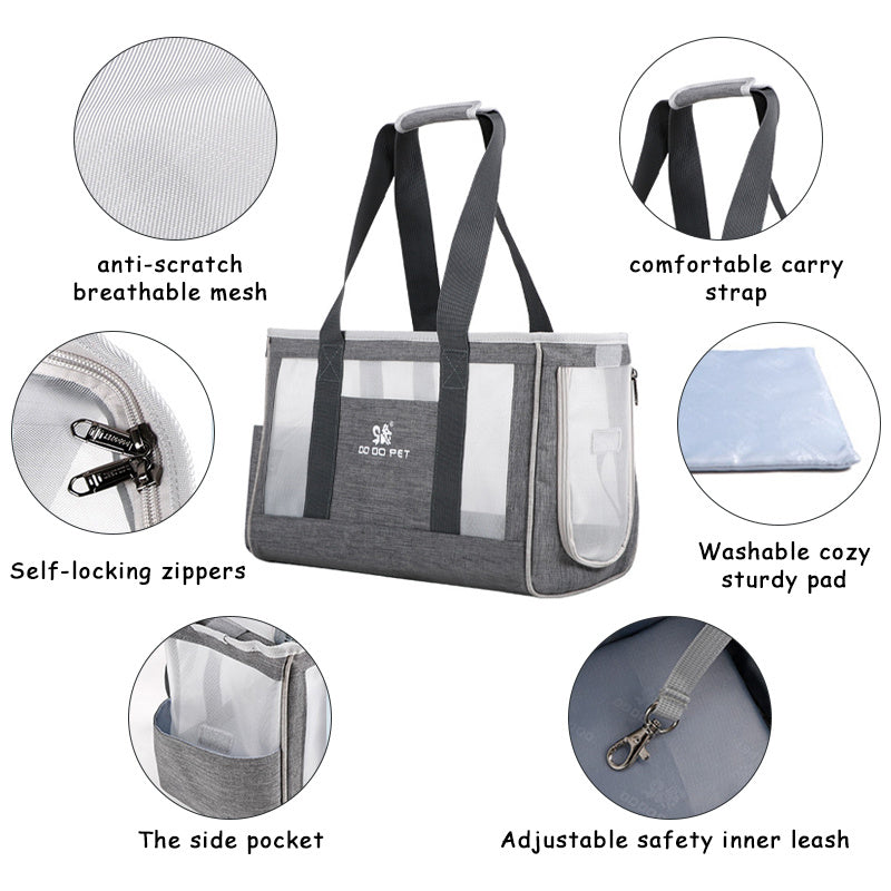 CozyPet Rides™ Portable Pet Carrier Backpack – Breathable Travel Bag