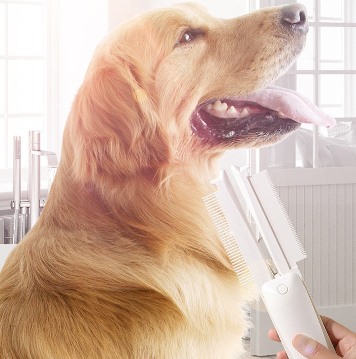 CozyPet Rides Pet Grooming & Hair Removal Brush - Massage Epilator