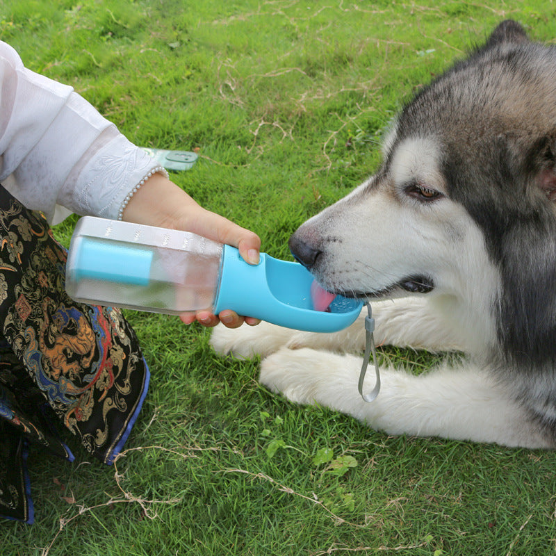 PawPort 3-in-1 Dog & Cat Water Bottle – Feeder, Drinker & Poop Dispenser