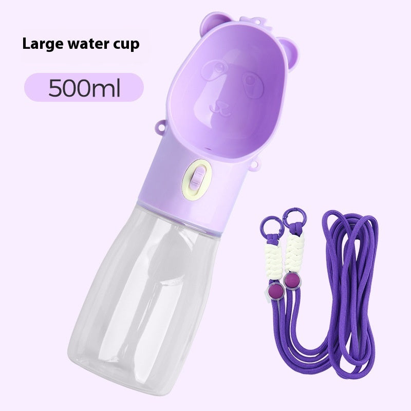 CozyPet Rides™ 2-in-1 Portable Dog Water Bottle & Food Bowl
