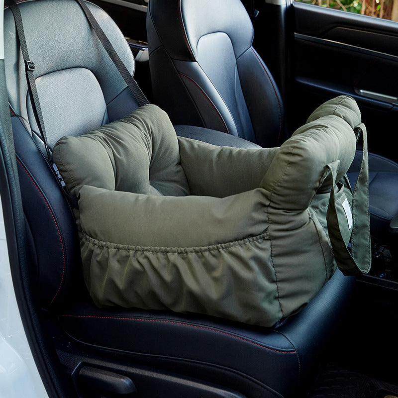 CozyPet Rides™ Multifunctional Pet Car Seat – Safety Bed for Dogs & Cats