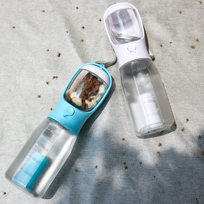 PawPort 3-in-1 Dog & Cat Water Bottle – Feeder, Drinker & Poop Dispenser