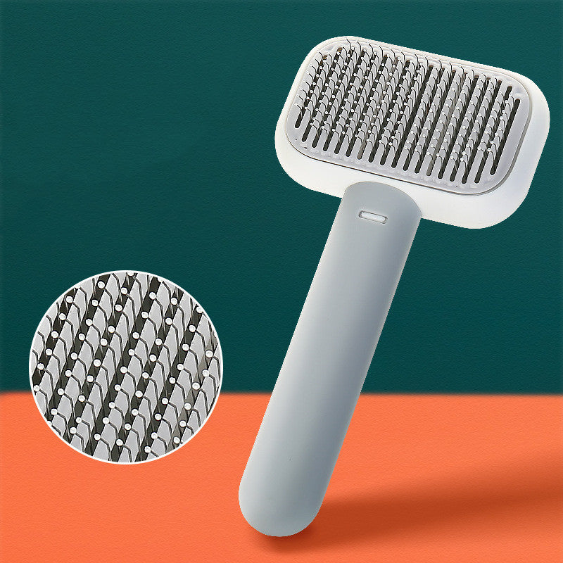 GentleGrip Cat & Dog Hair Brush – Anti-Knot Massage Comb