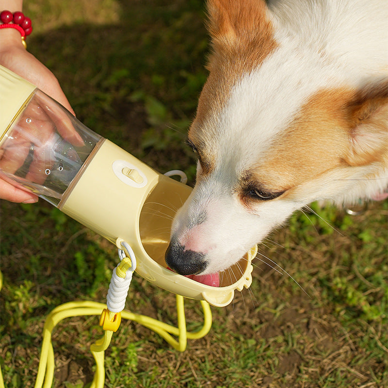 CozyPet Rides™ 2-in-1 Portable Dog Water Bottle & Food Bowl