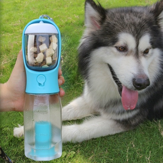 PawPort 3-in-1 Dog & Cat Water Bottle – Feeder, Drinker & Poop Dispenser