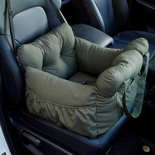 CozyPet Rides™ Multifunctional Pet Car Seat – Safety Bed for Dogs & Cats