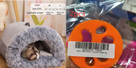 CozyPet Rides™ Splice Plush Pet Nest – Portable Warm Dog & Cat Bed