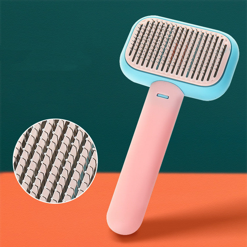 GentleGrip Cat & Dog Hair Brush – Anti-Knot Massage Comb